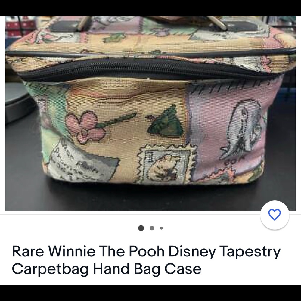 🛍🛍RARE.... Pooh tapestry carpet HandBag - Picture 13 of 13